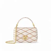 Louis Vuitton Сумка GO-14 MM Creme/Noisette - фото 1