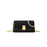 Louis Vuitton Мини-сумка на цепочке Metis Black - фото 1
