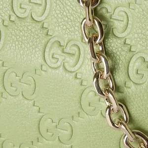 Gucci Мини-сумка GG Pale Green - фото 3