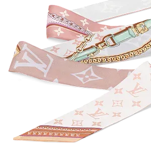 Louis Vuitton Шелковая лента Ultimate Monogram BB Blanc - фото 2