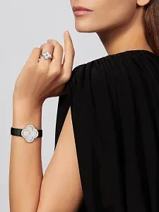 Van Cleef & Arpels Кольцо Vintage Alhambra White Gold - фото 2