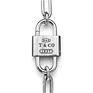 Tiffany & Co. Браслет Double-shackle padlock bracelet in 925 sterling silver Medium Men - фото 3