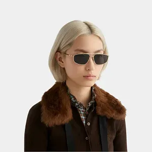 Prada Солнцезащитные очки Eyewear Graphite - фото 2