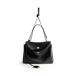 Balenciaga Cумка Rodeo среднего формата Black - фото 5