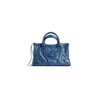 Balenciaga Сумка Le City маленького формата Mineral Blue - фото 1