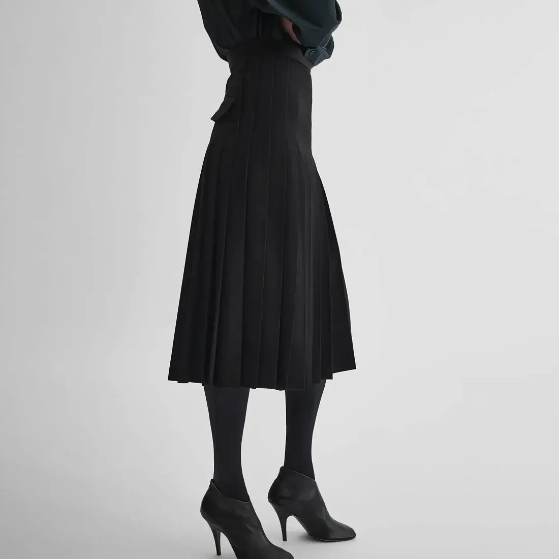 Phoebe Philo Плиссированная юбка в стиле униформы - фото 5