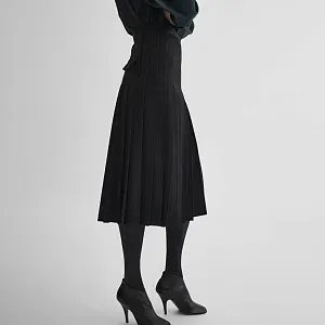 Phoebe Philo Плиссированная юбка в стиле униформы - фото 5