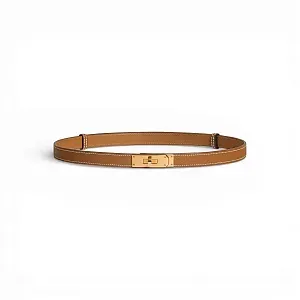Hermès Ремень Kelly 18 Gold / Or Jaune - фото 1