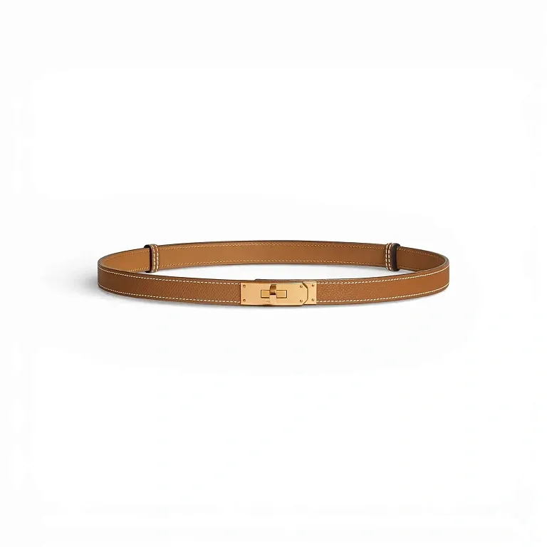 Ремень Kelly 18 Hermes Gold / Or Jaune - фото 1