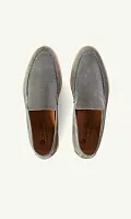Loro Piana Лоферы Summer Walk Gray - фото 1
