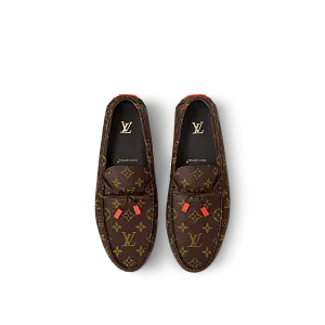 Louis Vuitton Мокасины LV Driver Dark Brown - фото 4