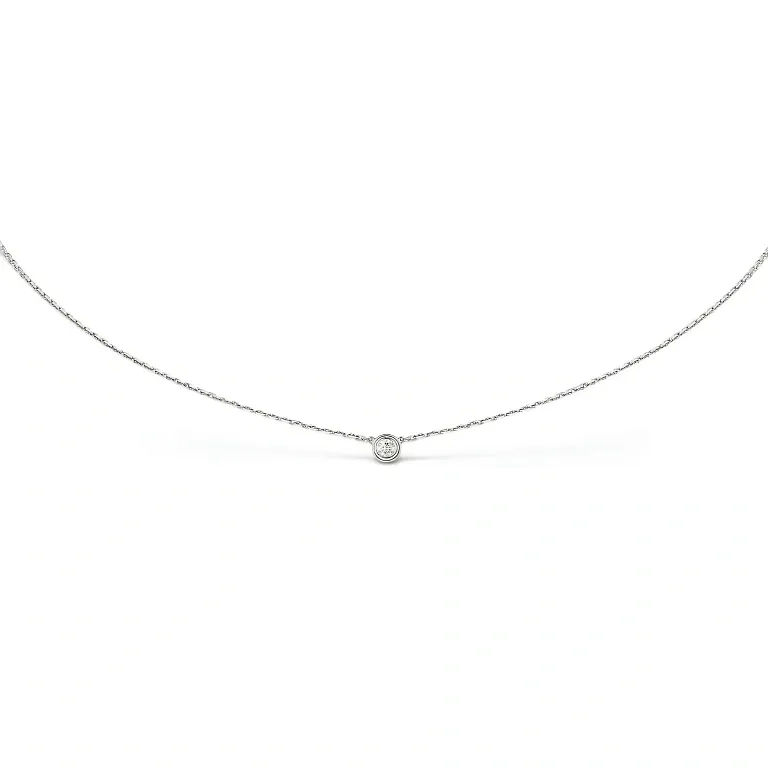 Кулон Cartier Love, brilliant-cut diamond, mini model White Gold - фото 1