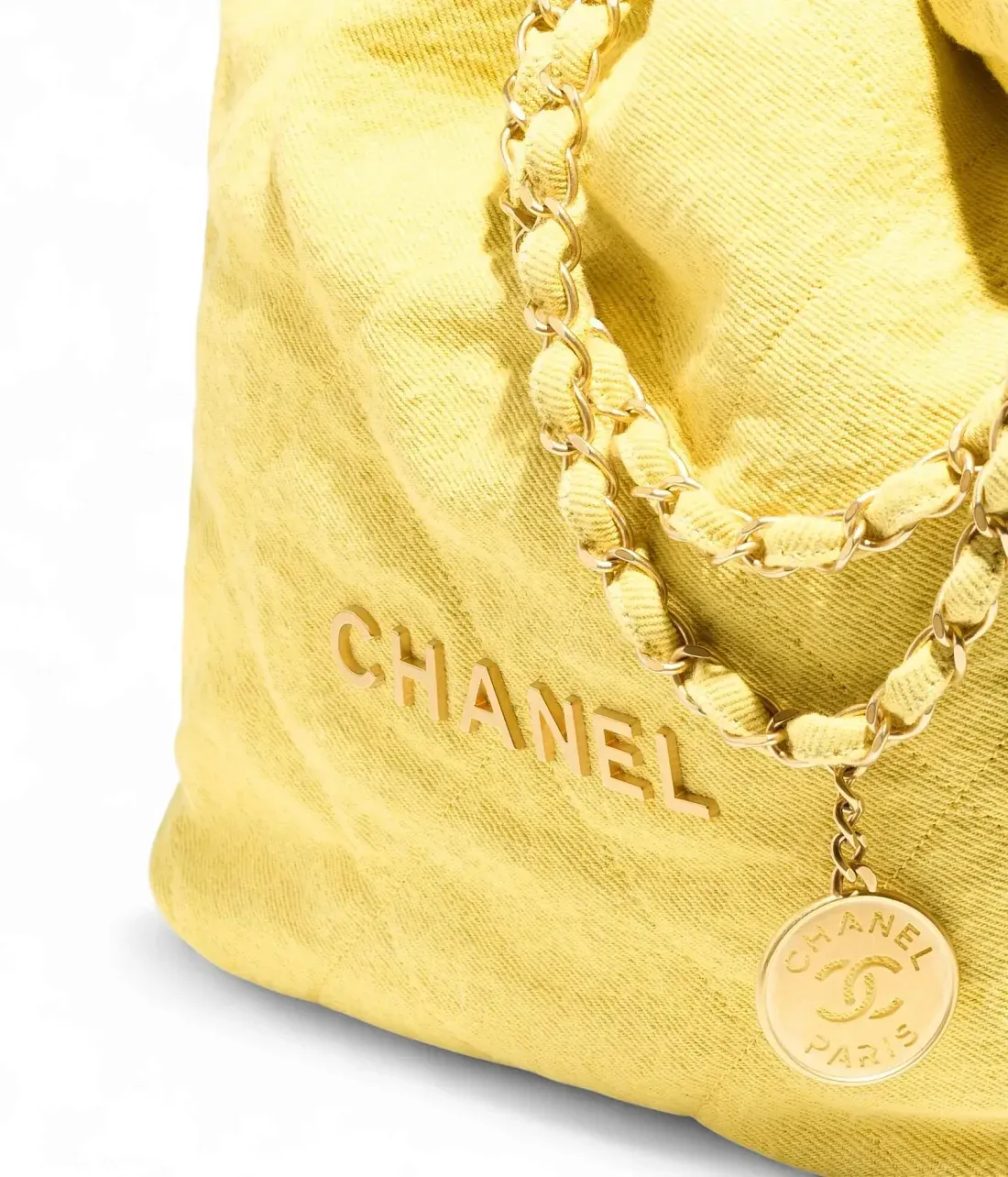 Chanel Сумка Mini 22 Jaune Denim - фото 3