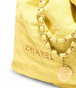 Chanel Сумка Mini 22 Jaune Denim - фото 3
