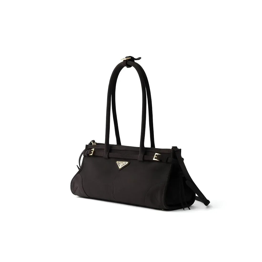 Prada Сумка средняя Bonnie Anthracite Gray - фото 3