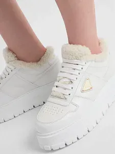 Prada Кожаные кроссовки White - фото 3