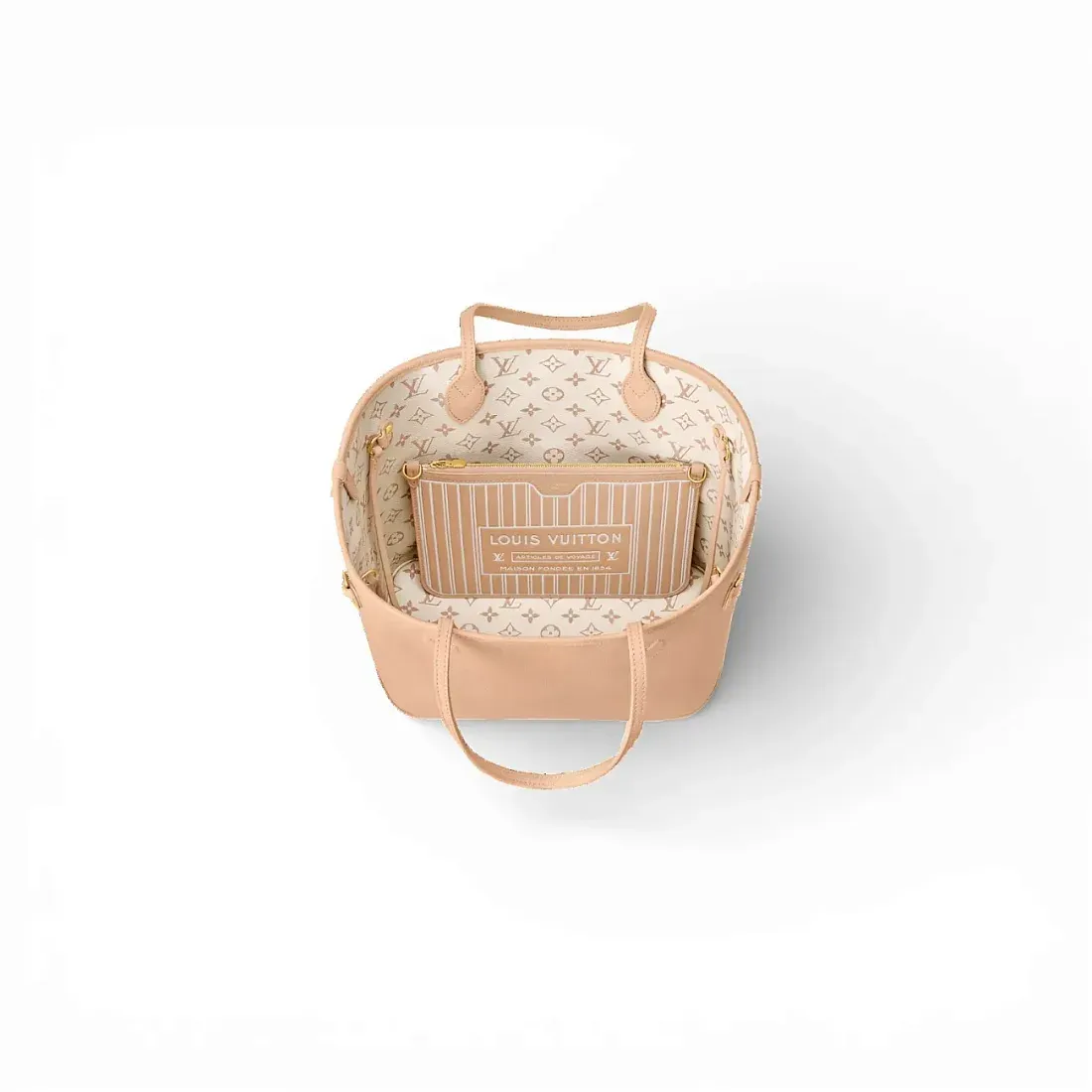 Louis Vuitton Сумка Neverfull Inside Out Beige - фото 2