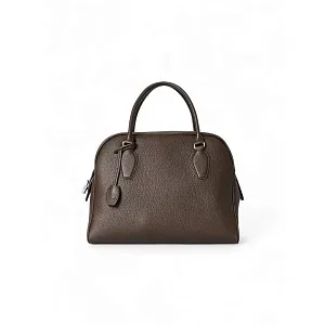 The Row Сумка India 12 Deep Brown из кожи Deep Brown - фото 1