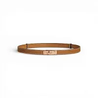 Hermès Ремень Kelly 18 Gold / Or Rose - фото 1