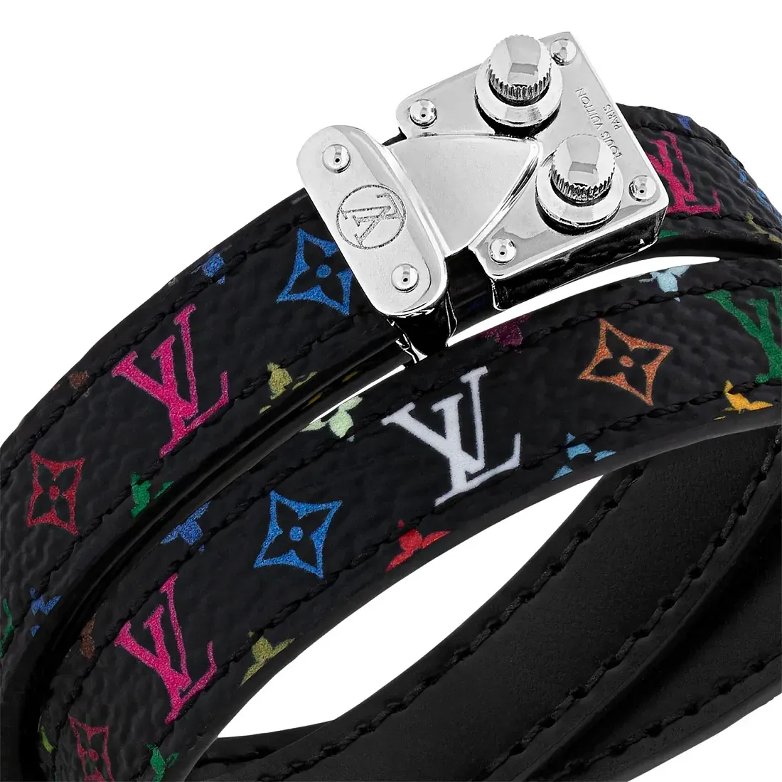 Louis Vuitton Браслет Signature TM x Multicolore Black - фото 3