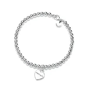 Tiffany & Co. Браслет Heart Tag Bead Bracelet in Silver - фото 3