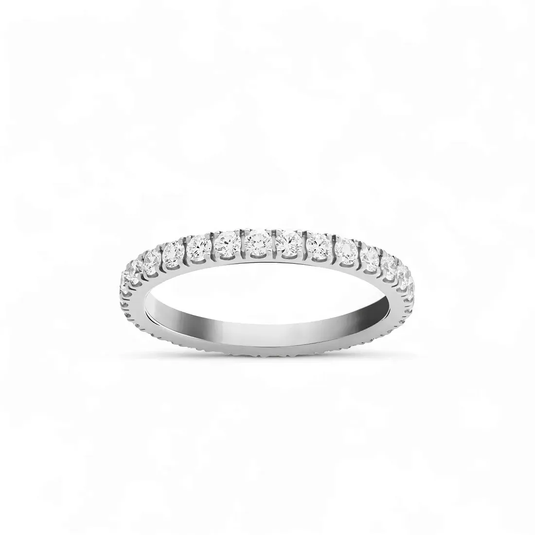 Van Cleef & Arpels Обручальное кольцо Felicite 2,1 мм White Gold - фото 3