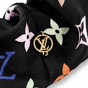 Louis Vuitton Резинка-скранчи Monogram Multicolor TM x Black - фото 3