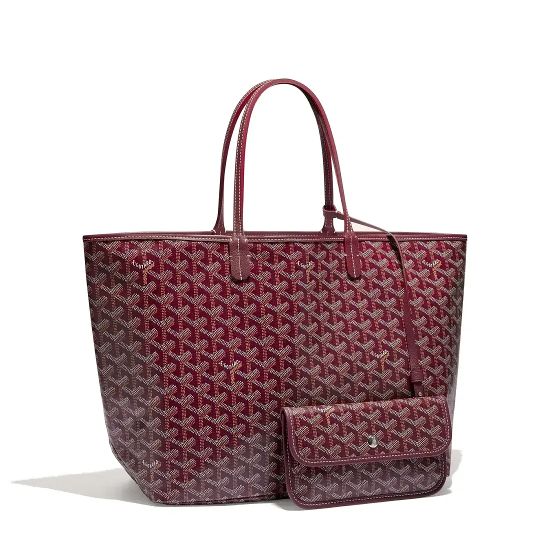 Goyard Сумка-тоут Saint Louis PM Burgundy - фото 3