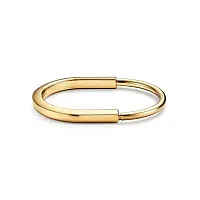 Tiffany & Co. Браслет Lock Bangle Men Yellow Gold - фото 1