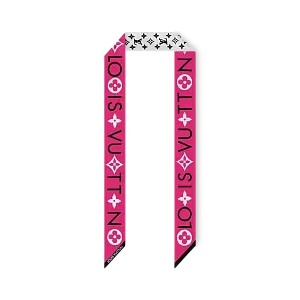 Louis Vuitton Шелковая лента Monogram Infinity BB Rose - фото 1