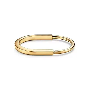 Tiffany & Co. Браслет Lock Bangle Yellow Gold - фото 1
