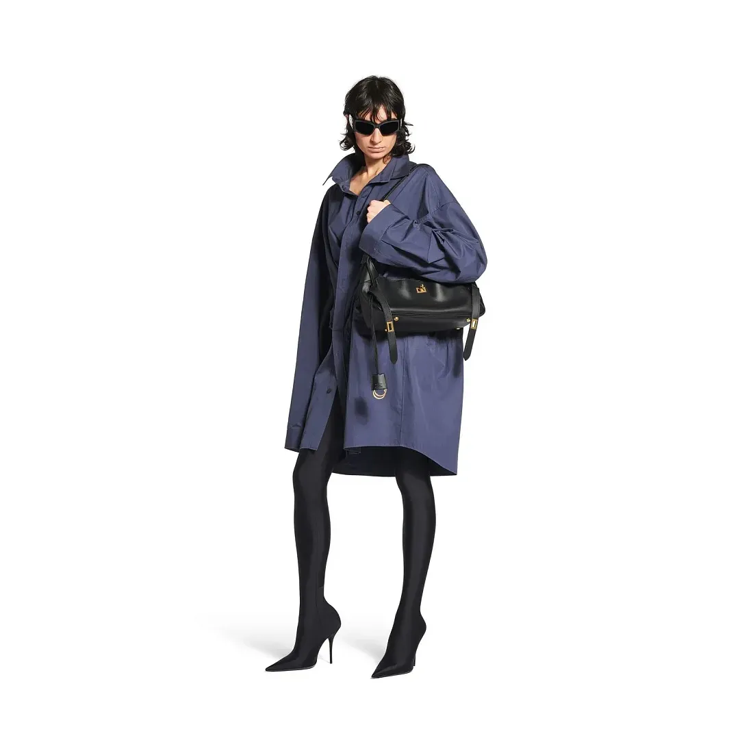 Balenciaga Сумка Bel Air Shoulder маленького формата - фото 7