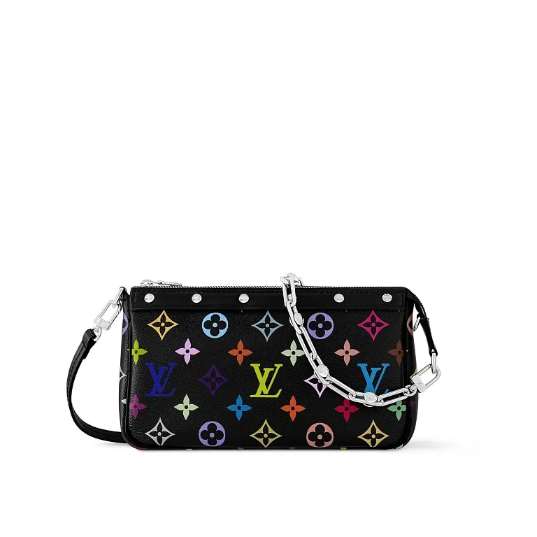 Клатч Pochette Accessoires TM x Louis Vuitton Multicolore Black - фото 1