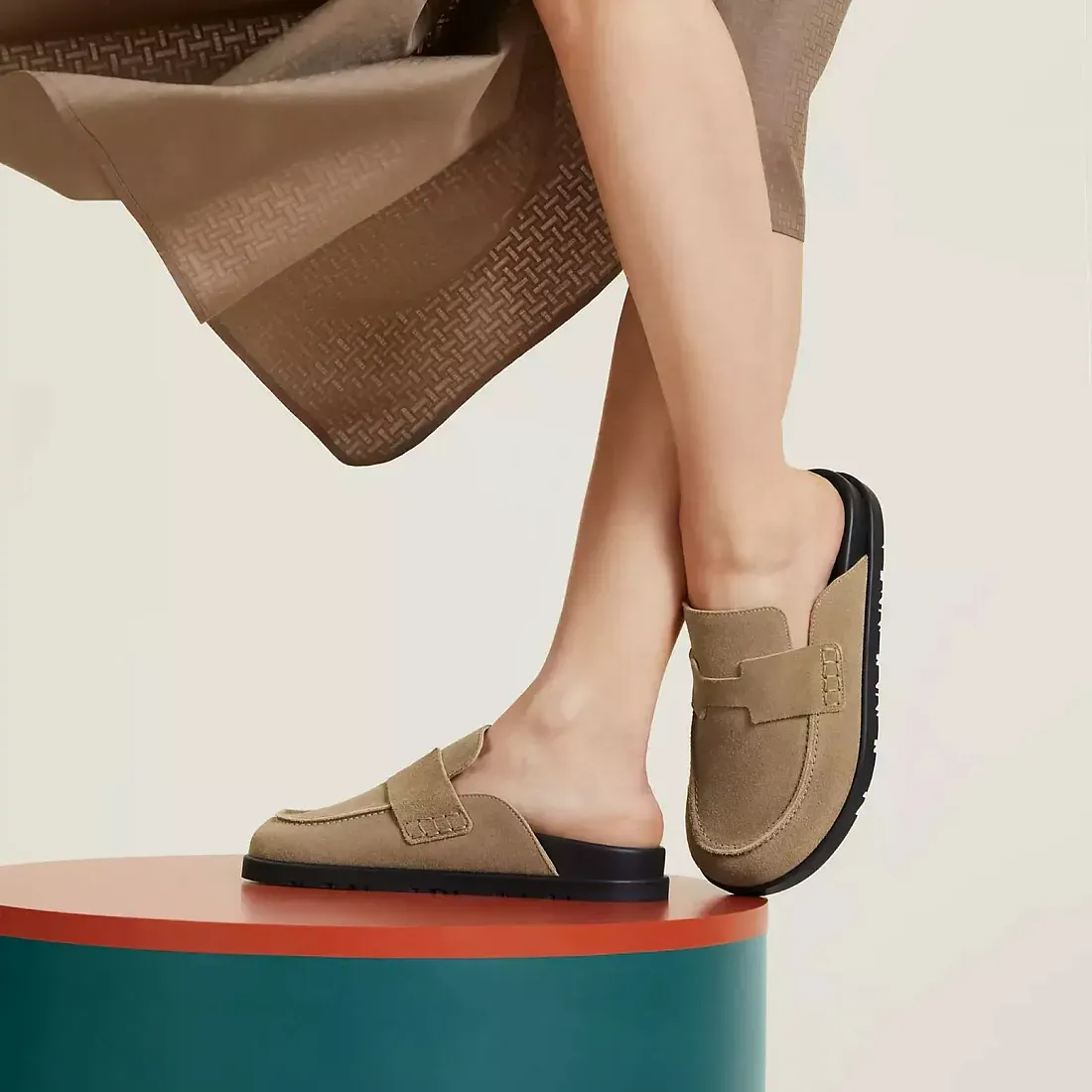 Hermès Мюли Go Mule Beige Sable - фото 2
