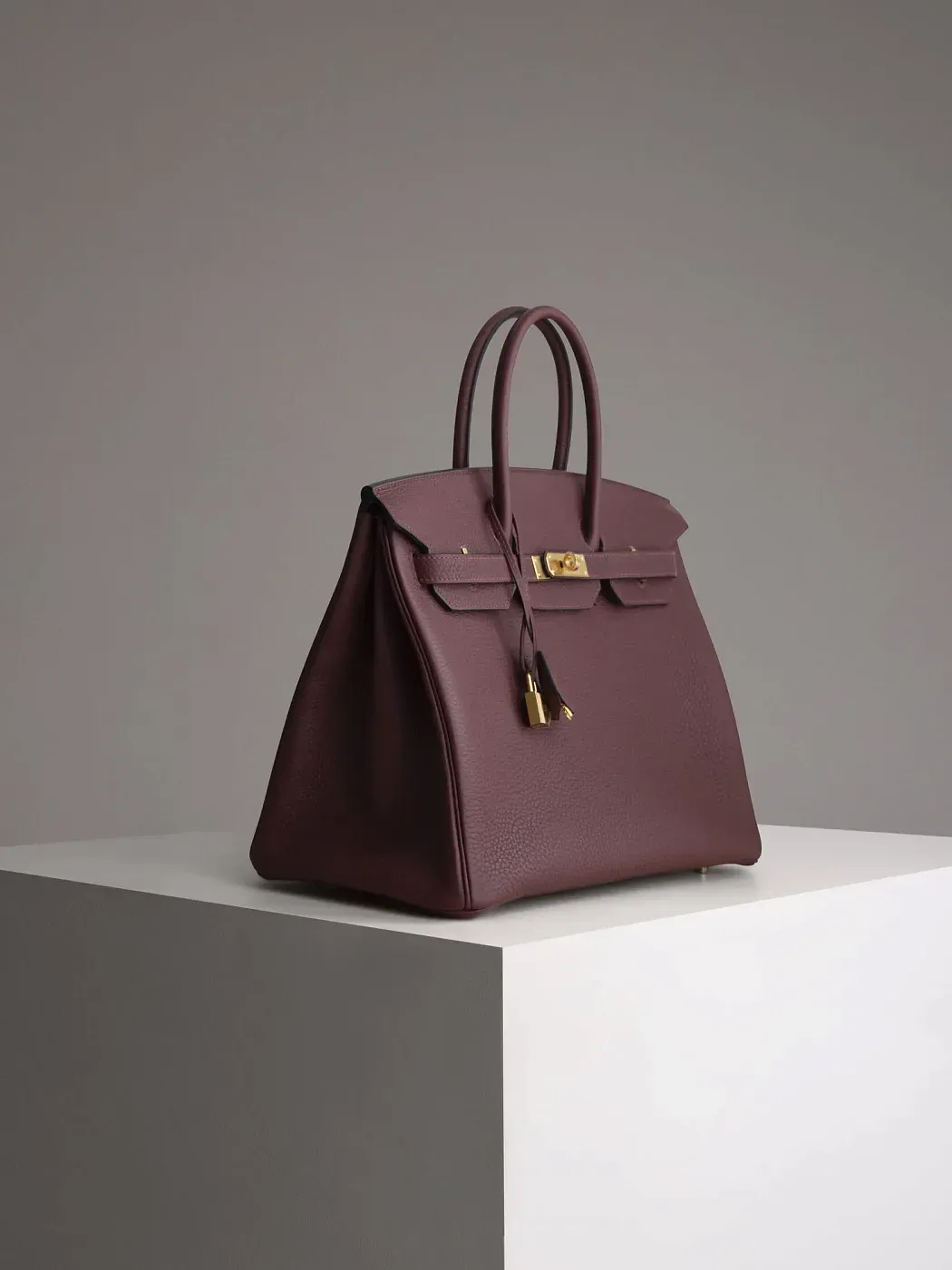Hermès Сумка Birkin 35 Rouge H Togo Gold Hardware - фото 4