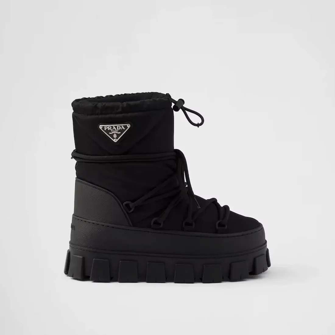 Prada Габардиновые ботинки apres-ski из Re-Nylon - фото 2