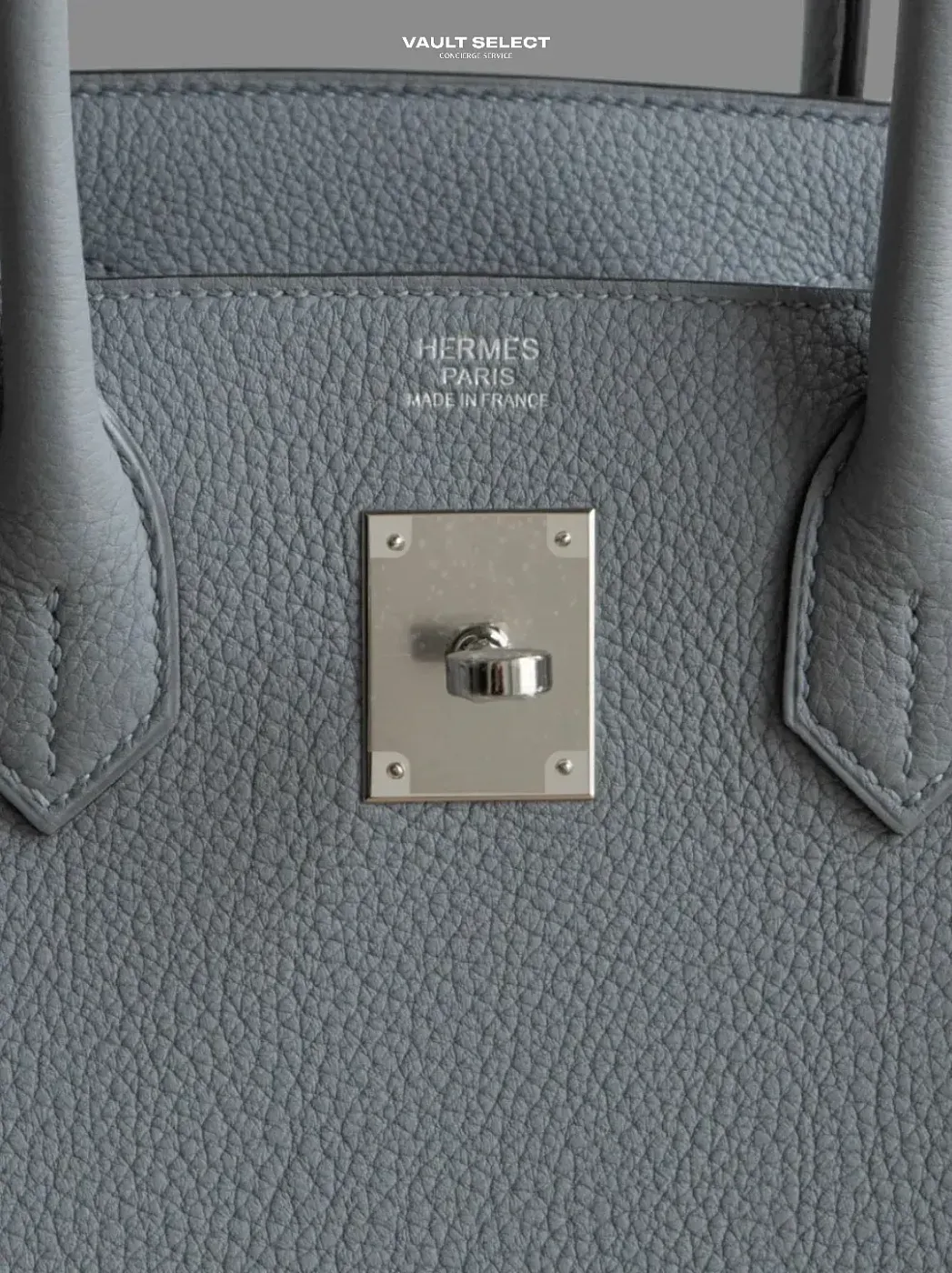 Hermès Сумка Birkin 30 Gris Pantin Togo Palladium Hardware - фото 3