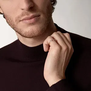 Cartier Обручальное кольцо Maillon Panthere Two Rows с бриллиантовым паве - фото 3