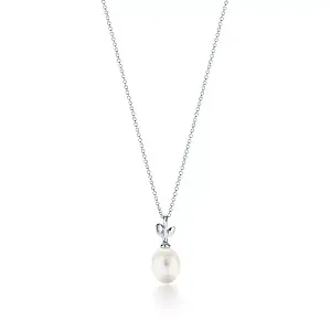 Tiffany & Co. Подвеска Paloma Picasso Olive Leaf Pearl Pendant - фото 1