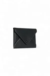 The Row Клатч Envelope Clutch Black из кожи - фото 2