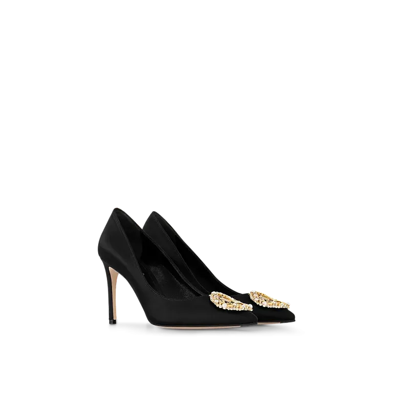 Туфли Met на каблуке Louis Vuitton Black - фото 1