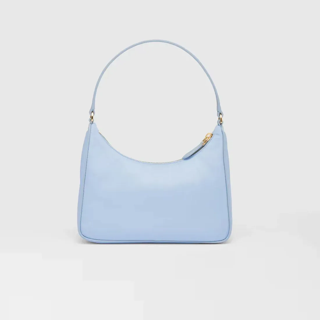 Prada Мини-сумка Re-Edition 2005 из Re-Nylon и сафьяновой кожи Pale Blue - фото 3