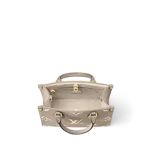 Louis Vuitton Сумка Cabas Onthego PM Tourterelle/Creme - фото 3