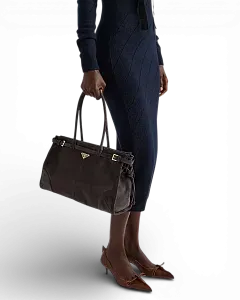 Prada Сумка Bonnie large suede - фото 7