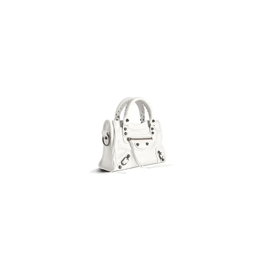 Balenciaga Сумка Le City мини формата Optic White - фото 3