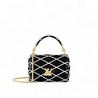 Louis Vuitton Сумка GO-14 PM Noir / Blanc - фото 1