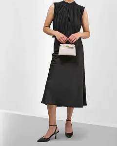 Hermès Сумка Kelly Mini 20 Gris Pale Epsom Gold Hardware - фото 2
