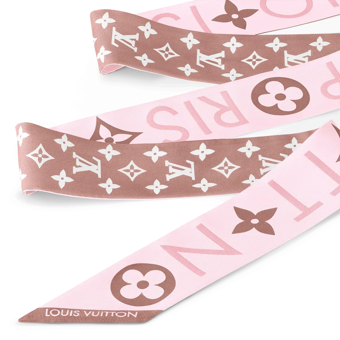 Louis Vuitton Шелковая лента Monogram Infinity BB Rose Poudre - фото 2