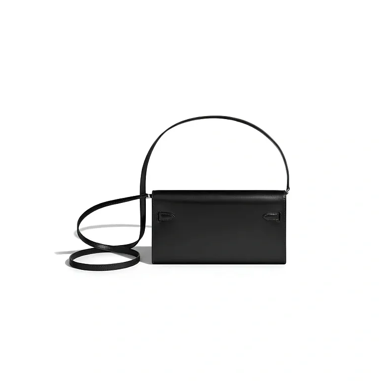 Мини-сумка Hermes Kelly To Go Noir Box Palladium Hardware - фото 2