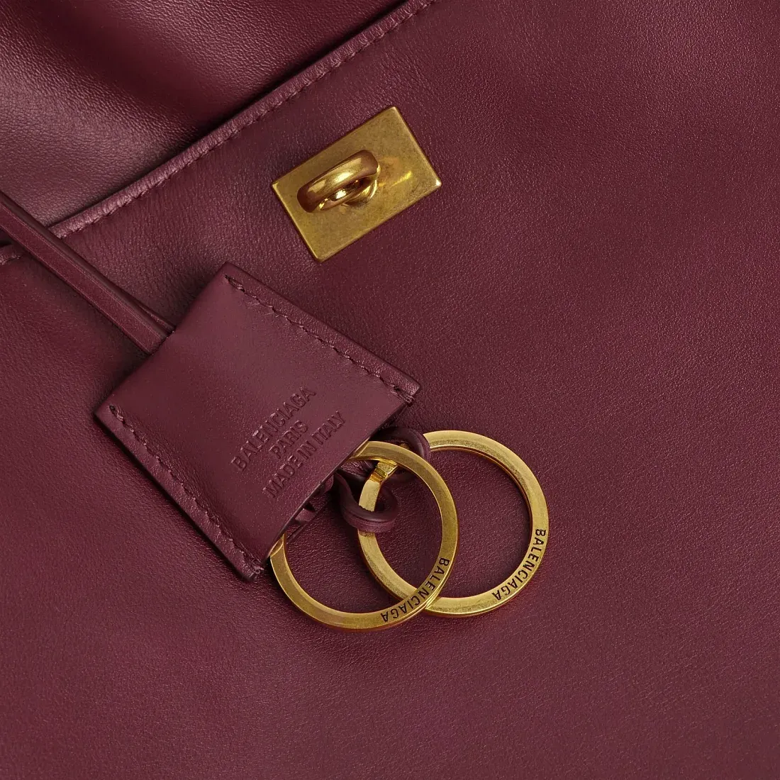 Balenciaga Cумка Rodeo среднего формата Dark Burgundy - фото 6